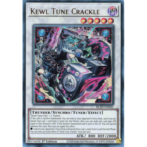 Yu-Gi-Oh TCG BLZD-EN041 UR Kewl Tune Crackle Blazing Dominion