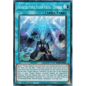 Yu-Gi-Oh TCG BLZD-EN056 SR Prohibited Power Patron Portal - Terminus Blazing Dominion