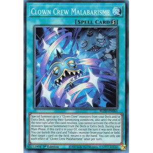 Yu-Gi-Oh TCG BLZD-EN061 SR Clown Crew Malabarisme Blazing Dominion