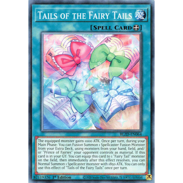 Yu-Gi-Oh TCG BLZD-EN064 C Tails of the Fairy Tails Blazing Dominion