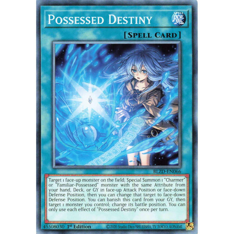Yu-Gi-Oh TCG BLZD-EN066 C Possessed Destiny Blazing Dominion