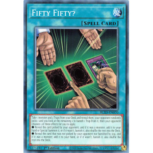 Yu-Gi-Oh TCG BLZD-EN070 C Fifty Fifty? Blazing Dominion