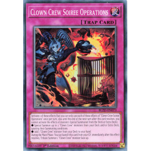 Yu-Gi-Oh TCG BLZD-EN073 C Clown Crew Soiree Operations Blazing Dominion