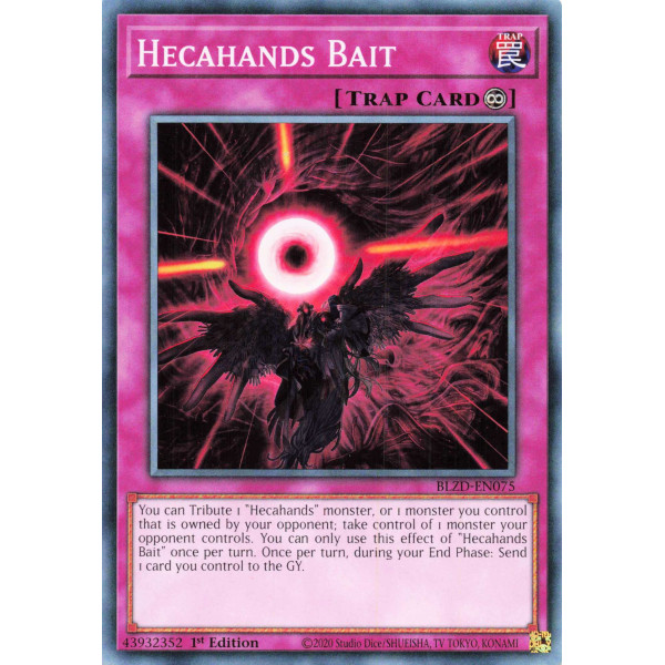 Yu-Gi-Oh TCG BLZD-EN075 C Hecahands Bait Blazing Dominion