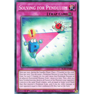 Yu-Gi-Oh TCG BLZD-EN080 C Solving for Pendulum Blazing Dominion