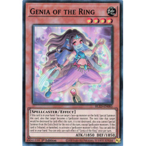 Yu-Gi-Oh TCG BLZD-EN085 SR Genia of the Ring Blazing Dominion