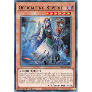 Yu-Gi-Oh TCG BLZD-EN088 C Officiating Reverie Blazing Dominion