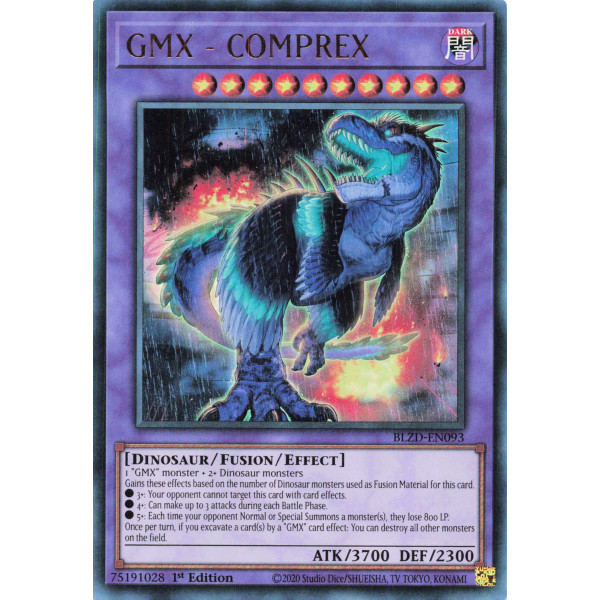 Yu-Gi-Oh TCG BLZD-EN093 UR GMX - COMPREX Blazing Dominion