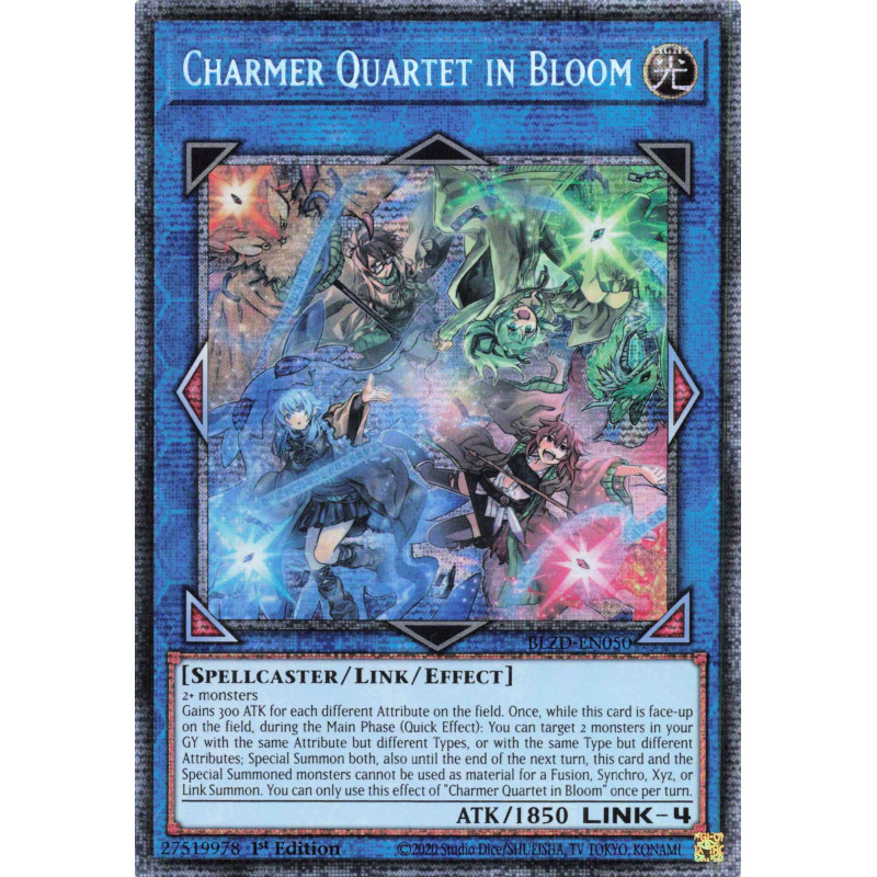 Yu-Gi-Oh TCG BLZD-EN050 STAR Charmer Quartet in Bloom Blazing Dominion