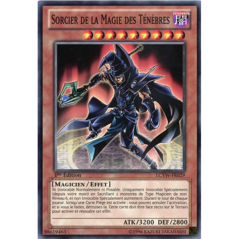 LCYW-FR029 Sorcerer of Dark Magic - Card in the unity Yu-gi-oh Legenda.