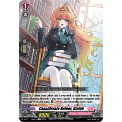 Vanguard_TCG_card_DZ-BT11_066EN_R_Considerate_Helper_Rinlijk_Symphony_of_Might_Bloom