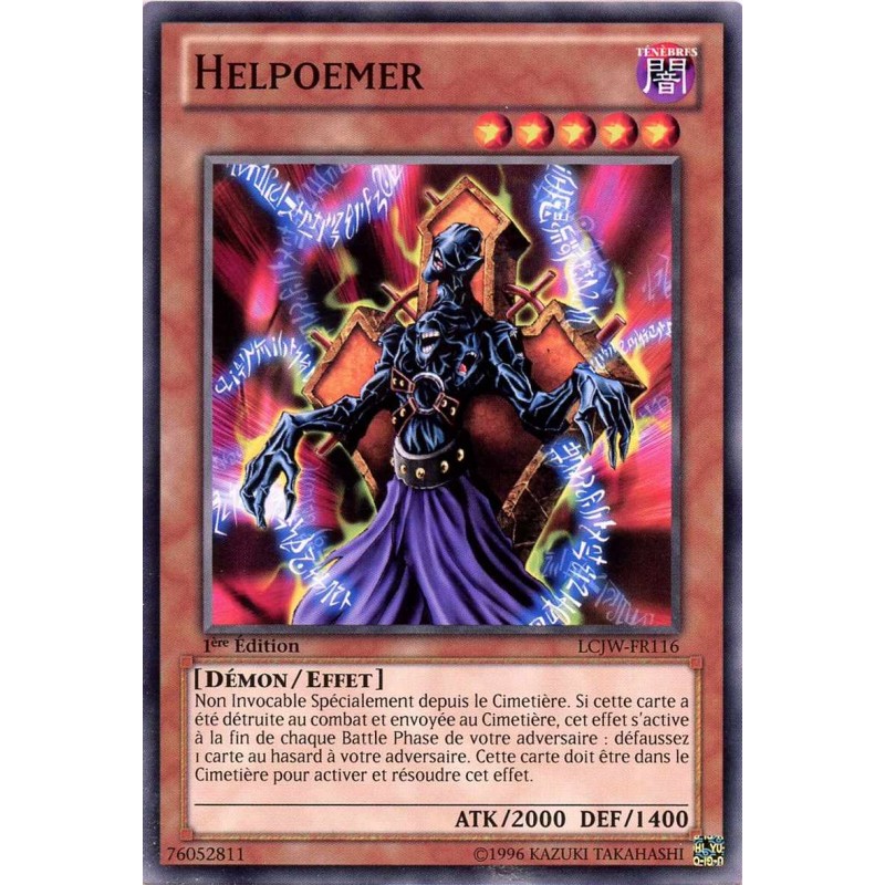 LCJW-FR116 Helpoemer - Card in the unity Yu-gi-oh Legendary Collection.