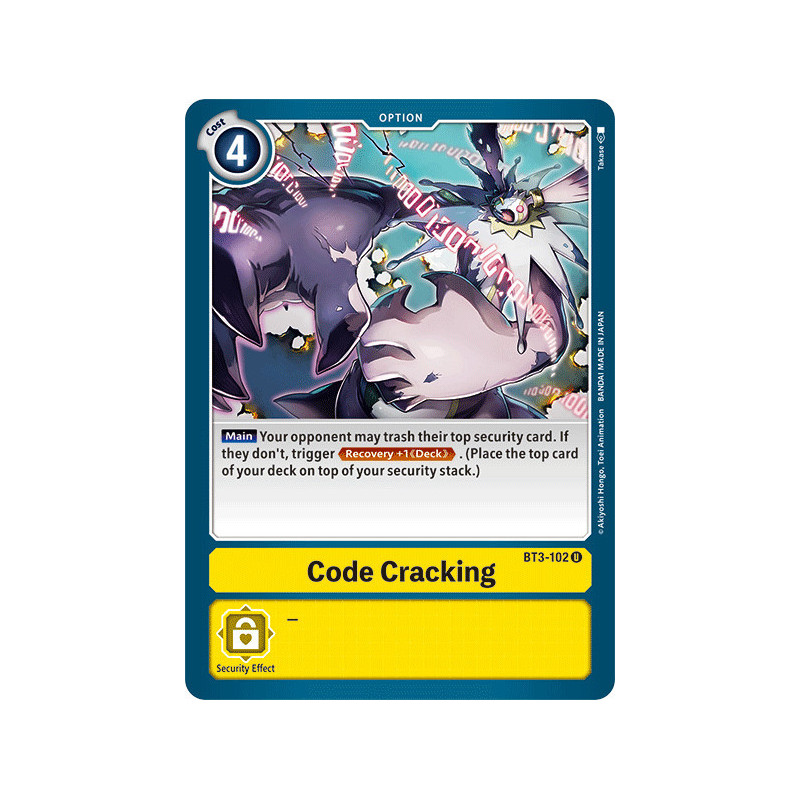 Digimon_TCG_BT3-102_Code_Cracking_Uncommon_Union_Impact_Card_Game