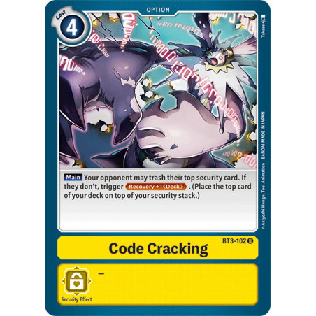 Digimon_TCG_BT3-102_Code_Cracking_Uncommon_Union_Impact_Card_Game