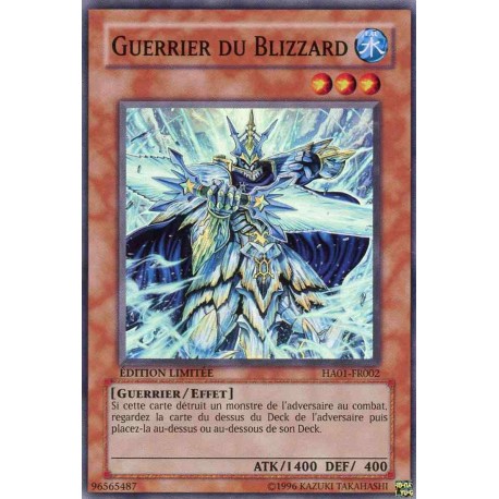 Guerrier Du Blizzard HA01-FR002 Yu-gi-oh 