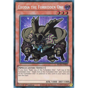 Yu-Gi-Oh TCG BLGG-EN002 SE Exodia the Forbidden One (Chibi artwork) Battles of Legend: Glorious Gallery