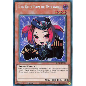 Yu-Gi-Oh TCG BLGG-EN005 SE Tour Guide From the Underworld (Chibi artwork) Battles of Legend: Glorious Gallery
