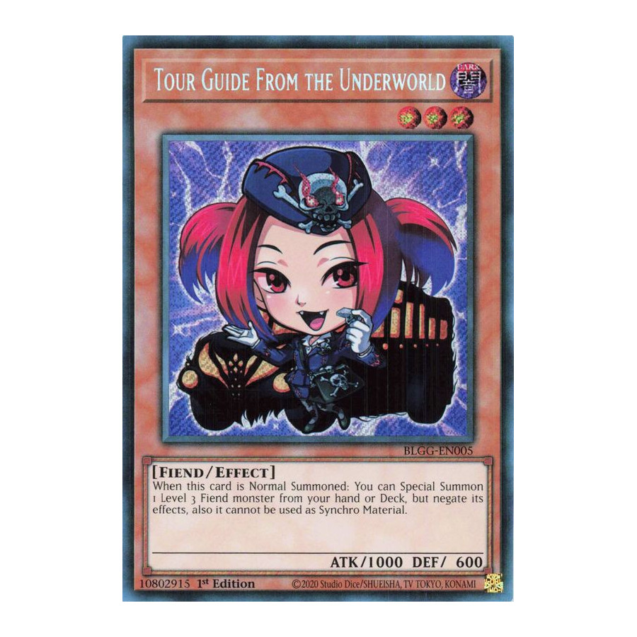 Yu-Gi-Oh TCG BLGG-EN005 SE Tour Guide From the Underworld (Chibi artwork) Battles of Legend: Glorious Gallery