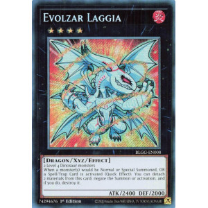 Yu-Gi-Oh TCG BLGG-EN008 SE Evolzar Laggia (Chibi artwork) Battles of Legend: Glorious Gallery
