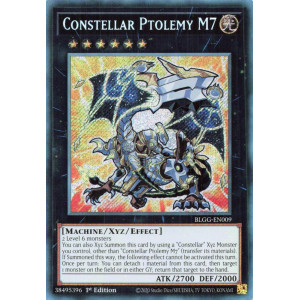 Yu-Gi-Oh TCG BLGG-EN009 SE Constellar Ptolemy M7 (Chibi artwork) Battles of Legend: Glorious Gallery
