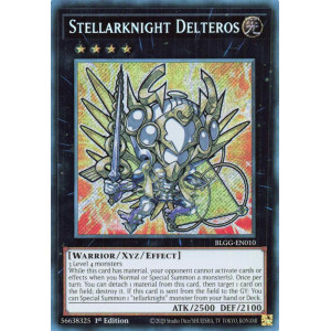 Yu-Gi-Oh TCG BLGG-EN010 SE Stellarknight Delteros (Chibi artwork) Battles of Legend: Glorious Gallery