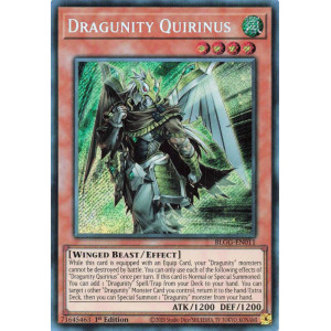 Yu-Gi-Oh TCG BLGG-EN011 SE Dragunity Quirinus Battles of Legend: Glorious Gallery