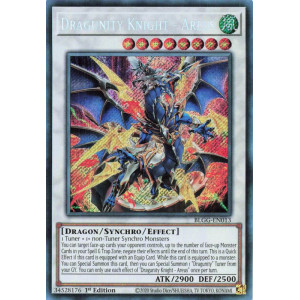Yu-Gi-Oh TCG BLGG-EN013 SE Dragunity Knight - Areus Battles of Legend: Glorious Gallery