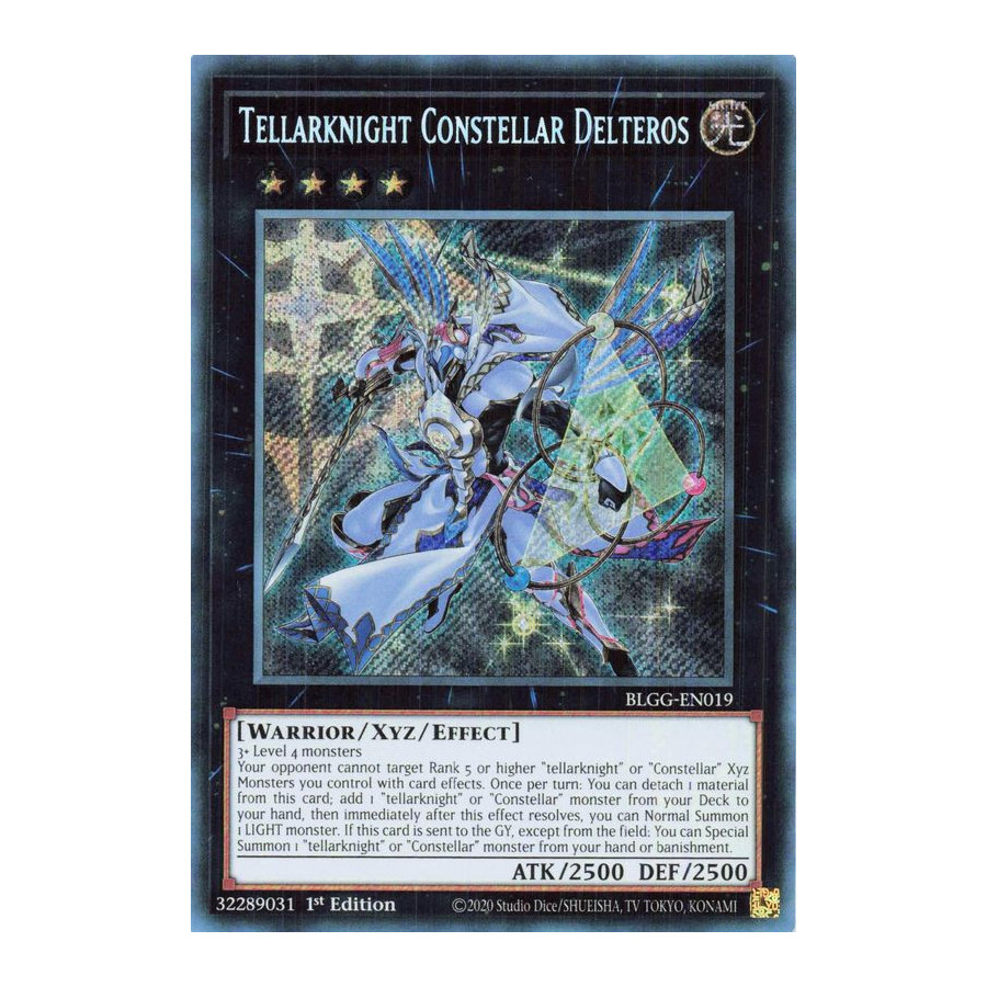 Yu-Gi-Oh TCG BLGG-EN019 SE Tellarknight Constellar Delteros Battles of Legend: Glorious Gallery