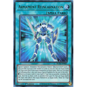 Yu-Gi-Oh TCG BLGG-EN027 UR Armament Reincarnation Battles of Legend: Glorious Gallery