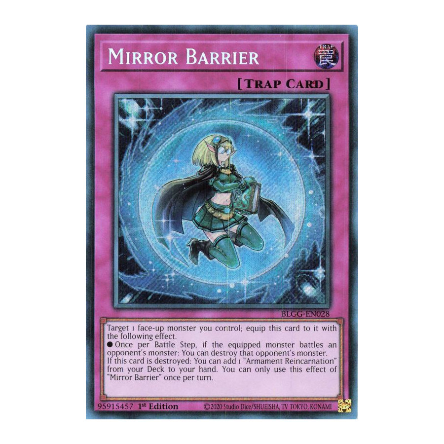 Yu-Gi-Oh TCG BLGG-EN028 SE Mirror Barrier Battles of Legend: Glorious Gallery