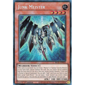 Yu-Gi-Oh TCG BLGG-EN033 SE Junk Meister Battles of Legend: Glorious Gallery