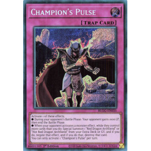 Yu-Gi-Oh TCG BLGG-EN035 SE Champion's Pulse Battles of Legend: Glorious Gallery