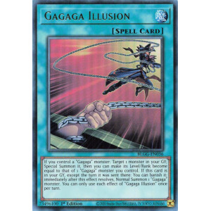 Yu-Gi-Oh TCG BLGG-EN036 UR Gagaga Illusion Battles of Legend: Glorious Gallery