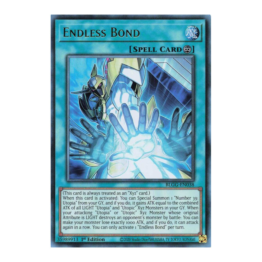 Yu-Gi-Oh TCG BLGG-EN038 UR Endless Bond Battles of Legend: Glorious Gallery
