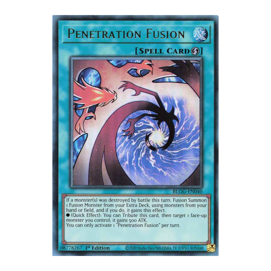 Yu-Gi-Oh TCG BLGG-EN040 UR Penetration Fusion Battles of Legend: Glorious Gallery