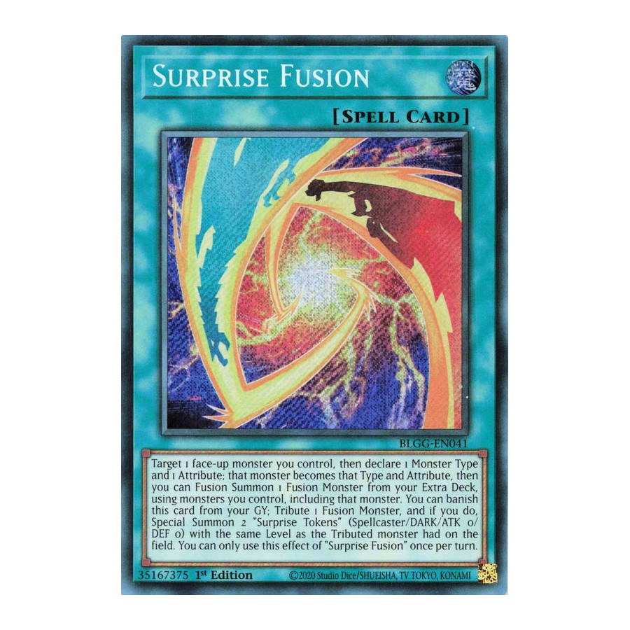 Yu-Gi-Oh TCG BLGG-EN041 SE Surprise Fusion Battles of Legend: Glorious Gallery