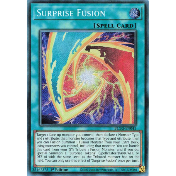 Yu-Gi-Oh TCG BLGG-EN041 SE Surprise Fusion Battles of Legend: Glorious Gallery
