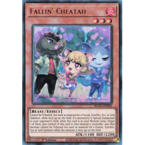 Yu-Gi-Oh TCG BLGG-EN045 UR Fallin' Cheatah Battles of Legend: Glorious Gallery