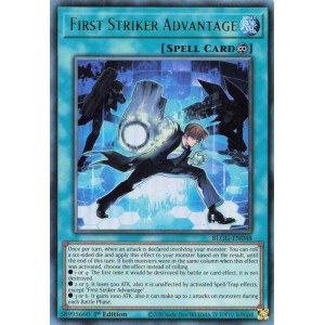 Yu-Gi-Oh TCG BLGG-EN048 UR First Striker Advantage Battles of Legend: Glorious Gallery