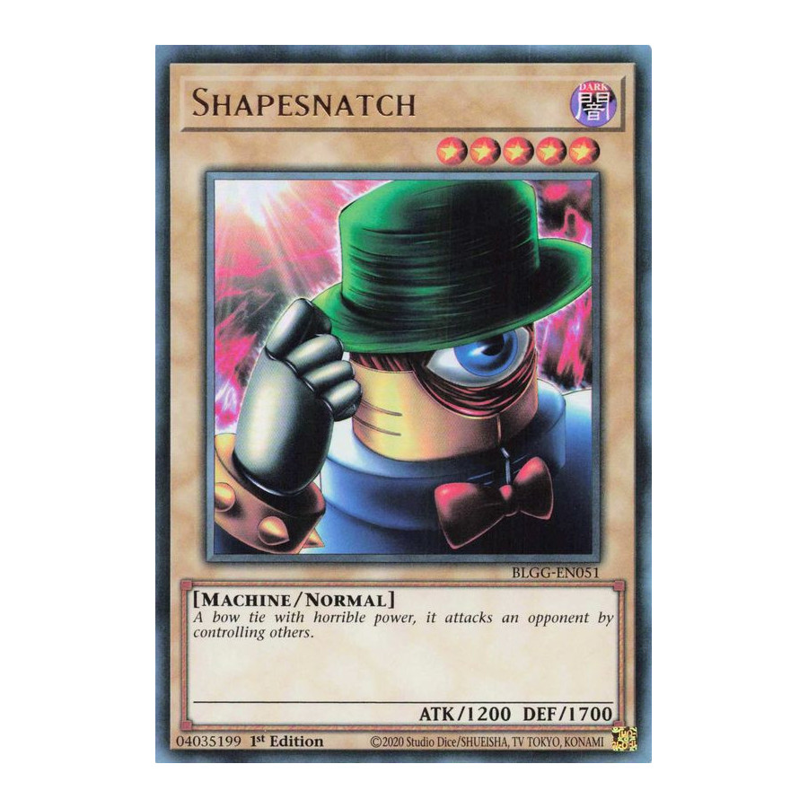 Yu-Gi-Oh TCG BLGG-EN051 UR Shapesnatch Battles of Legend: Glorious Gallery