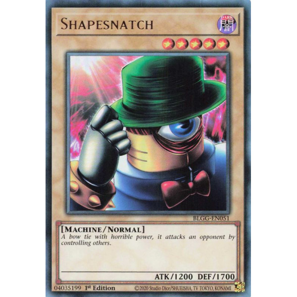 Yu-Gi-Oh TCG BLGG-EN051 UR Shapesnatch Battles of Legend: Glorious Gallery