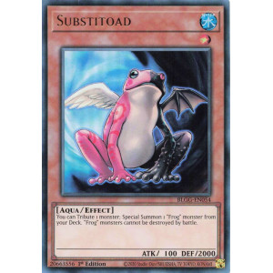 Yu-Gi-Oh TCG BLGG-EN054 UR Substitoad Battles of Legend: Glorious Gallery