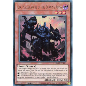 Yu-Gi-Oh TCG BLGG-EN064 UR Cir, Malebranche of the Burning Abyss Battles of Legend: Glorious Gallery