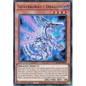 Yu-Gi-Oh TCG BLGG-EN072 UR Silverrokket Dragon Battles of Legend: Glorious Gallery
