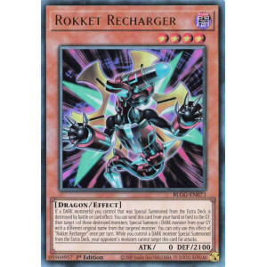 Yu-Gi-Oh TCG BLGG-EN073 UR Rokket Recharger Battles of Legend: Glorious Gallery