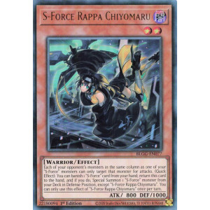 Yu-Gi-Oh TCG BLGG-EN077 UR S-Force Rappa Chiyomaru Battles of Legend: Glorious Gallery