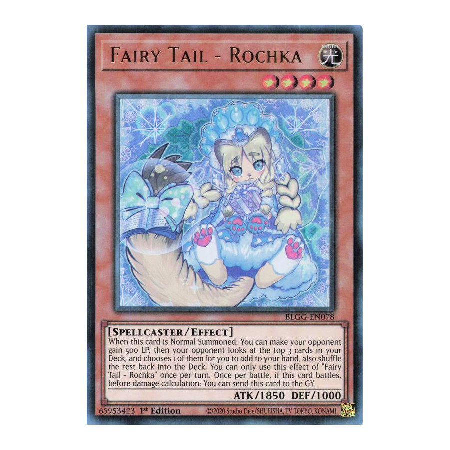 Yu-Gi-Oh TCG BLGG-EN078 UR Fairy Tail - Rochka Battles of Legend: Glorious Gallery