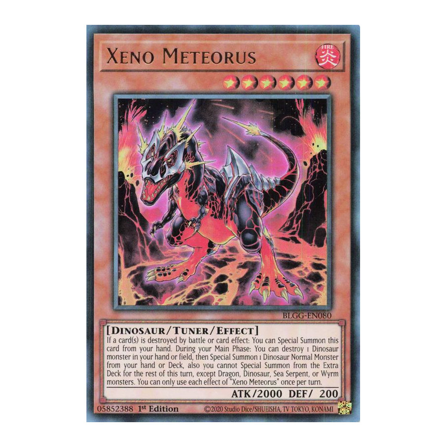 Yu-Gi-Oh TCG BLGG-EN080 UR Xeno Meteorus Battles of Legend: Glorious Gallery