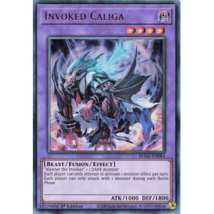 Yu-Gi-Oh TCG BLGG-EN084 UR Invoked Caliga Battles of Legend: Glorious Gallery
