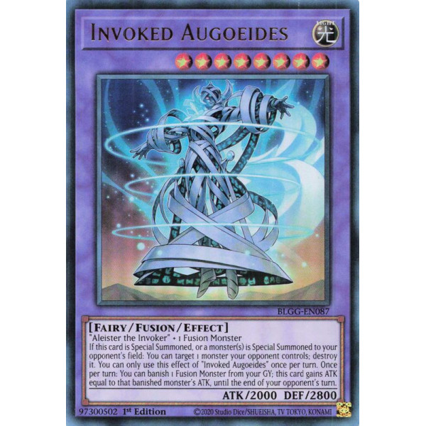 Yu-Gi-Oh TCG BLGG-EN087 UR Invoked Augoeides Battles of Legend: Glorious Gallery